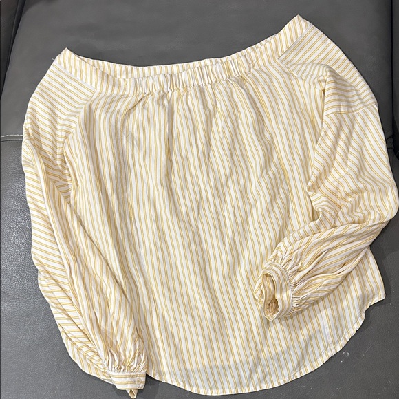 Maeve Anthropologie Clotille Off-The-Shoulder Blouse size 10 - Picture 5 of 6